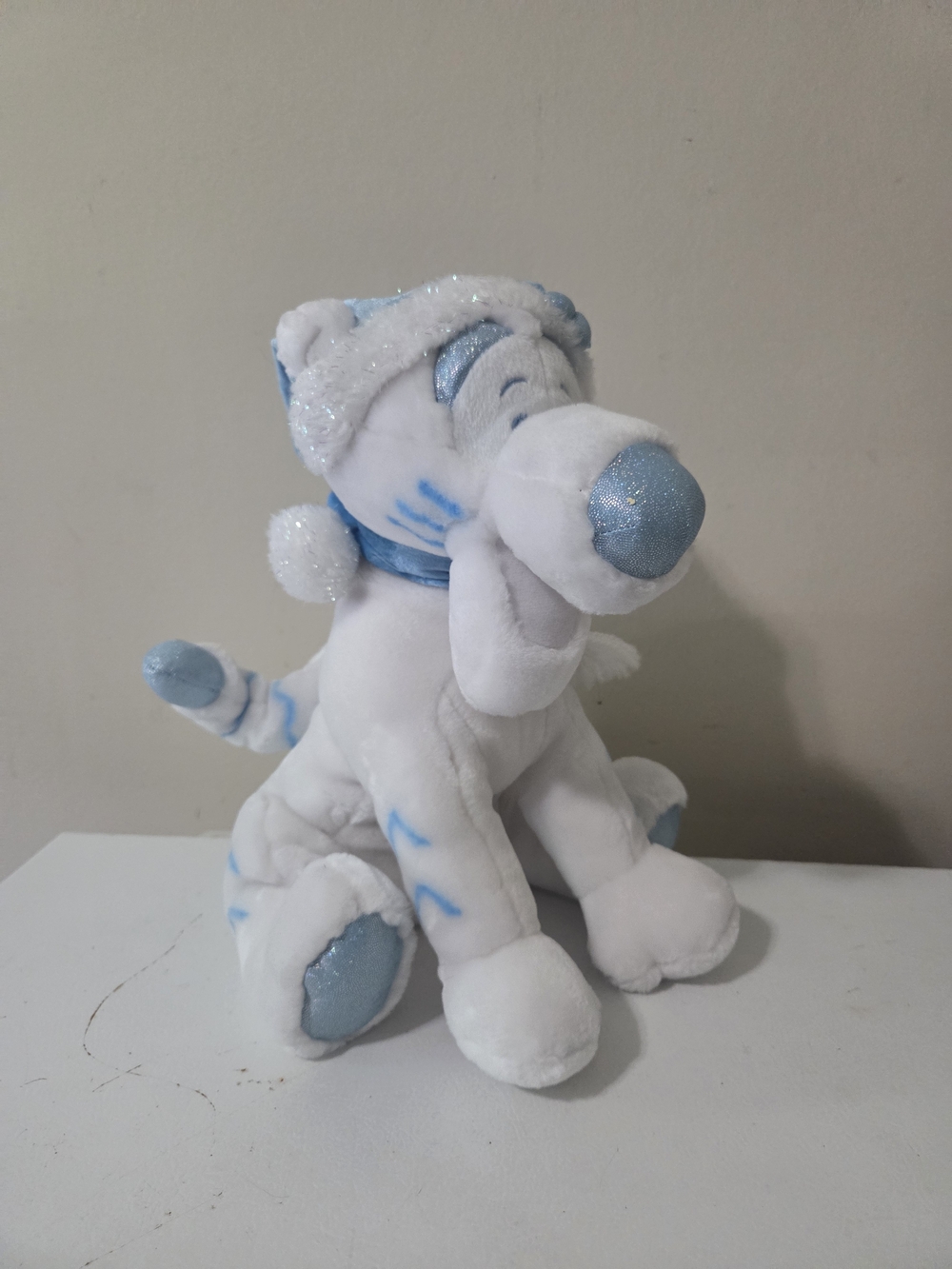 Winnie the Pooh 14" Tigger Winter White Holiday Plush